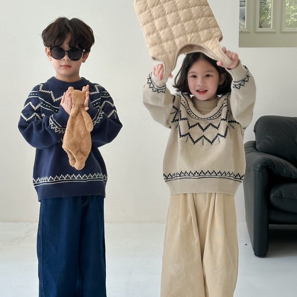 2024★秋冬新作★韓国風子供服★セーター★90cm〜150cm 2色