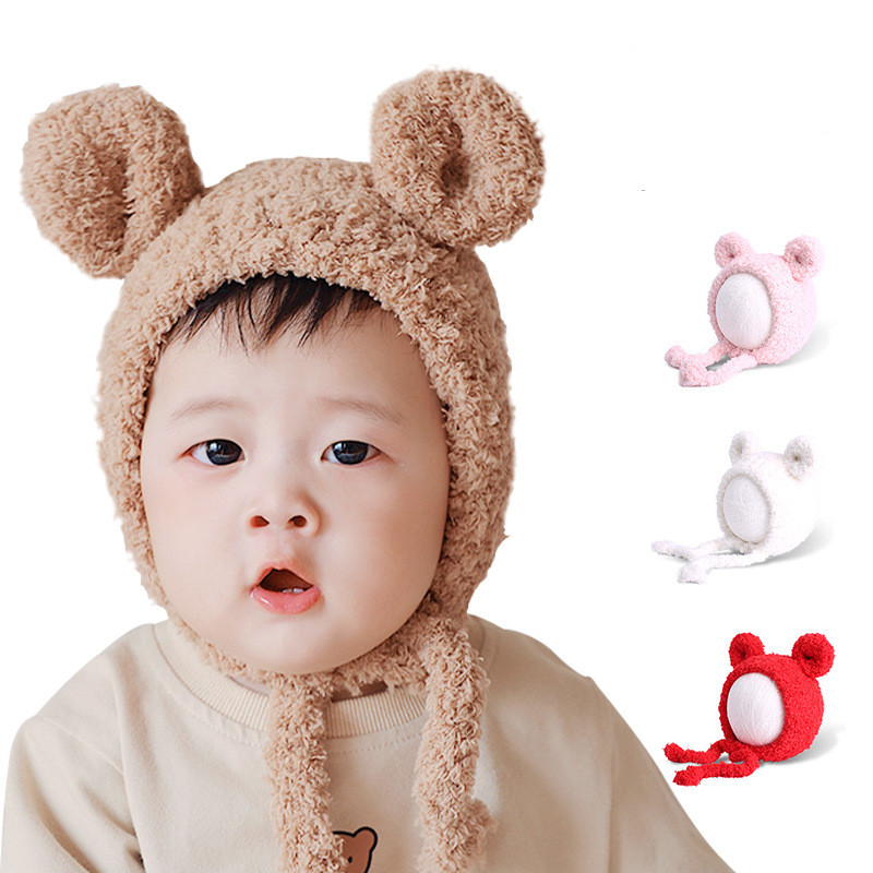 「2024」子供用★帽子★厚手★ベビー★可愛い★4色