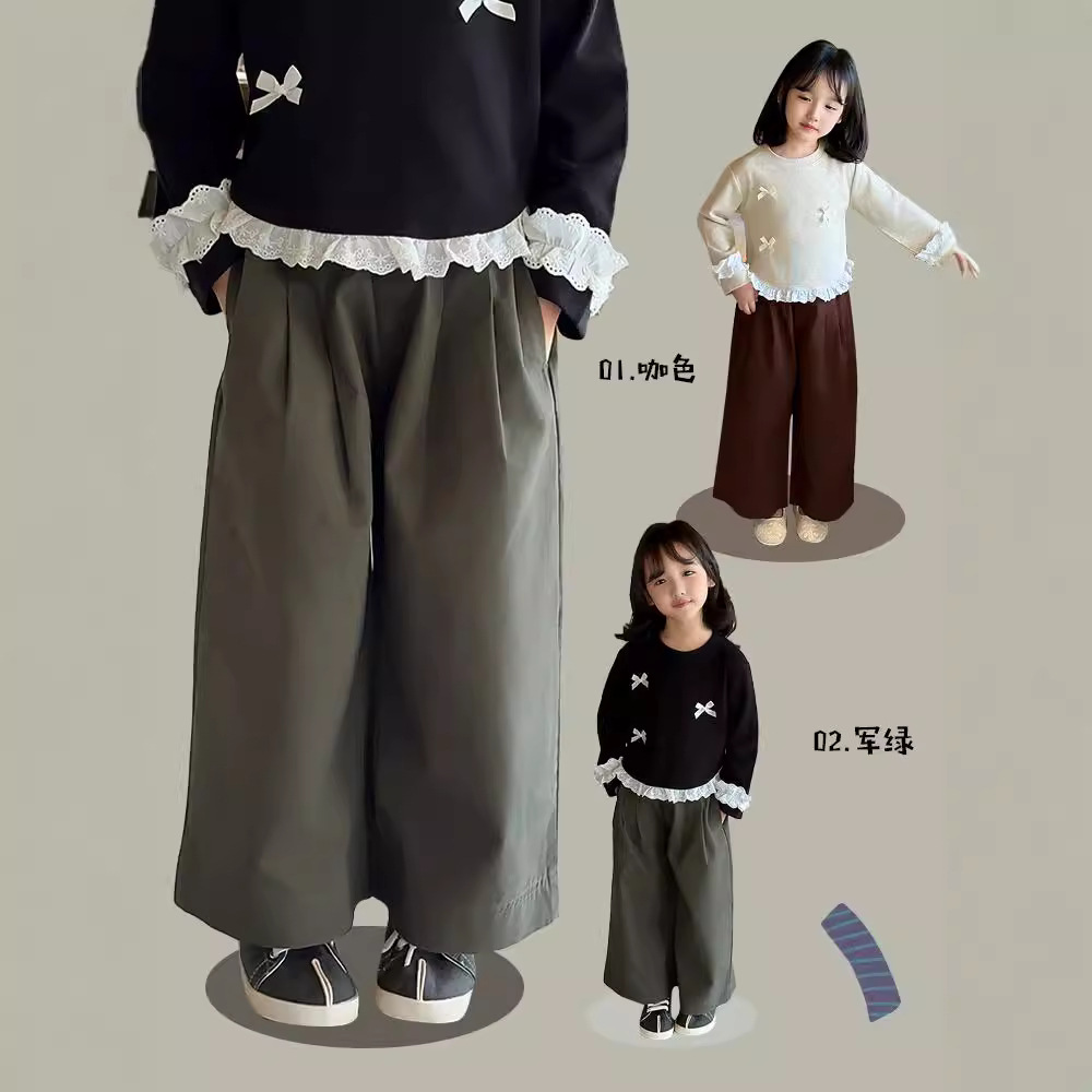 「2024」子供服★ズボン★ボトムス★韓国風子供服★2色90cm〜140cm