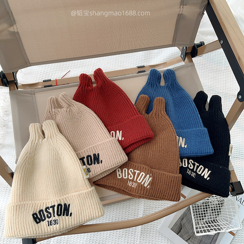 「2024」子供用★帽子★ニット帽子★キッズ★暖かい★6色