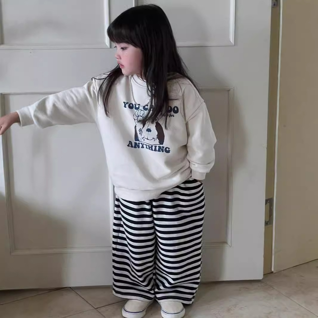 2024新品★子供服　トップス&ズボン分けて★90cm〜140cm 2色