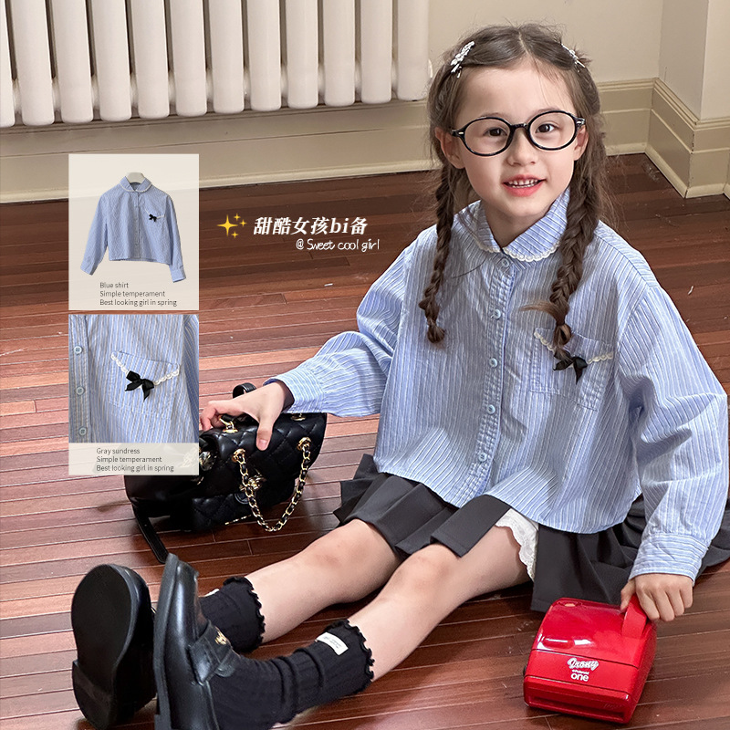 「2024」子供服★トップス★長袖シャツ★韓国風子供服★90cm〜150cm