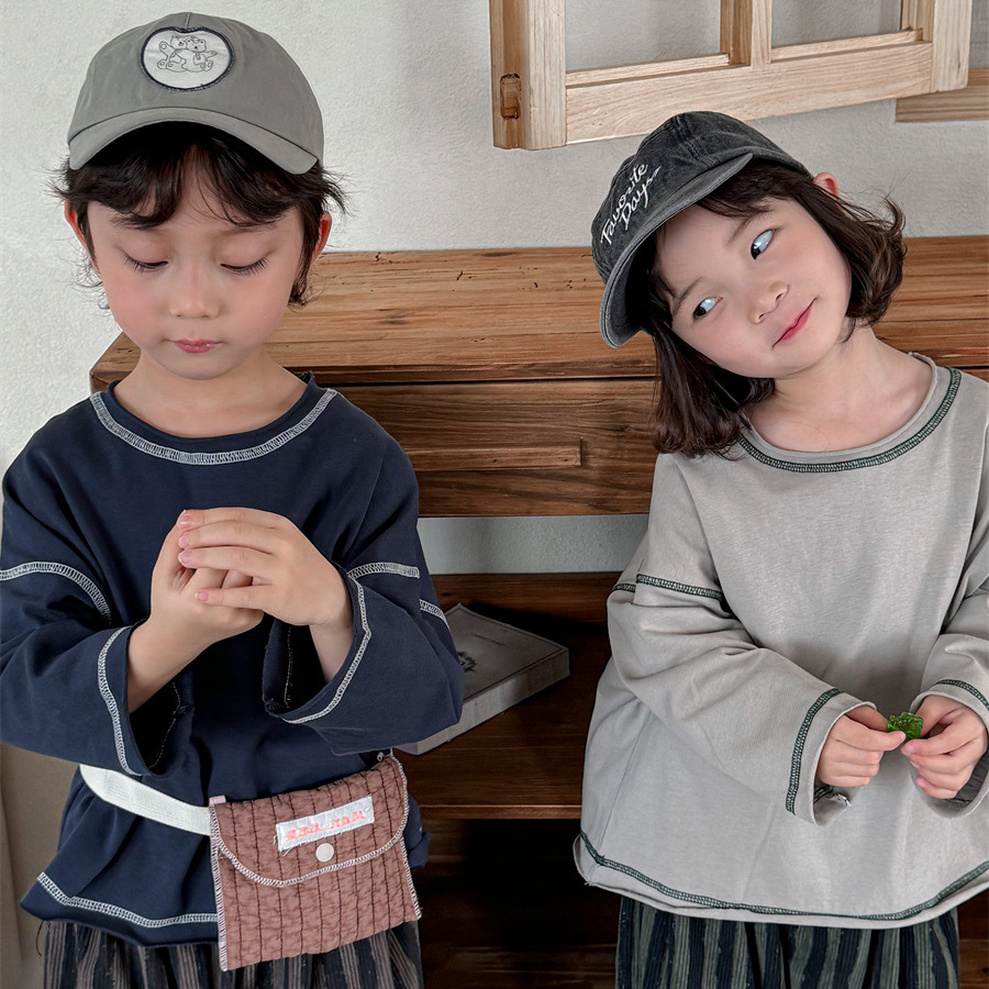 2024秋新作★子供服　トップス★80cm〜140cm 4色