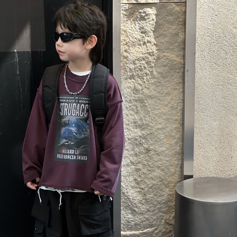 2024秋新作★子供服　長袖トップス★90cm〜150cm 2色