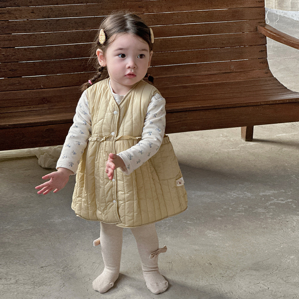 「2024」子供服★トップス★ワンピース★韓国風子供服★ベビー★2色73cm〜100cm
