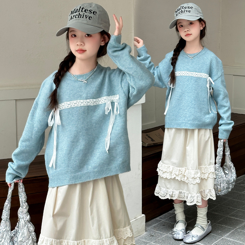 「2024」子供服★トップス★ニット★セーター★韓国風子供服★120cm〜170cm