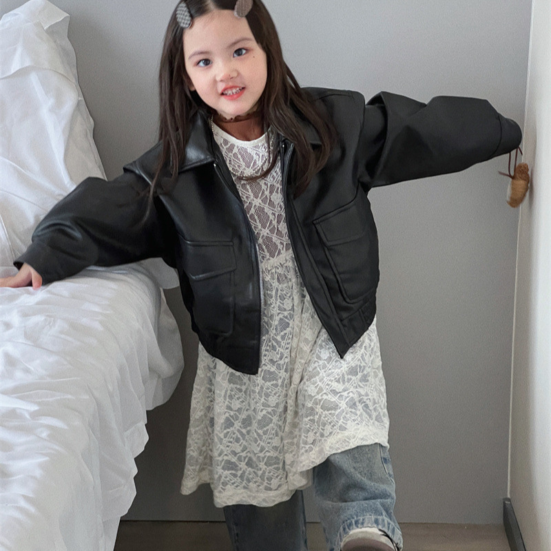 2024★春秋新作★韓国風ベビー服★レースワンピース★コート★インナー★ズボン★7〜17 4色