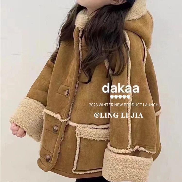 2024秋冬新品★子供服 　両面着用コート★90cm〜140cm