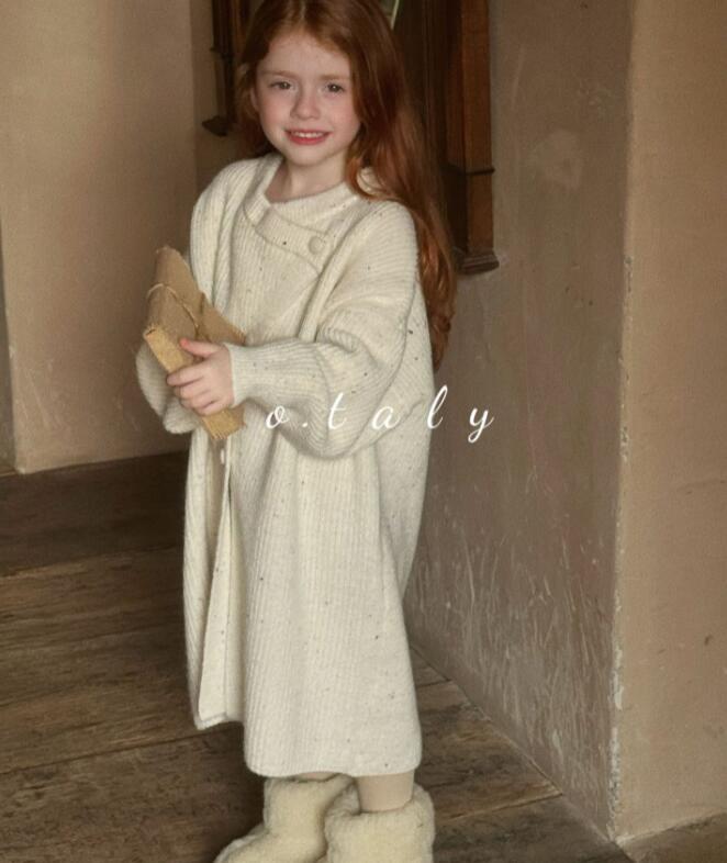 2024秋冬otaly★子供服　ロングカーディガン★90cm〜130cm