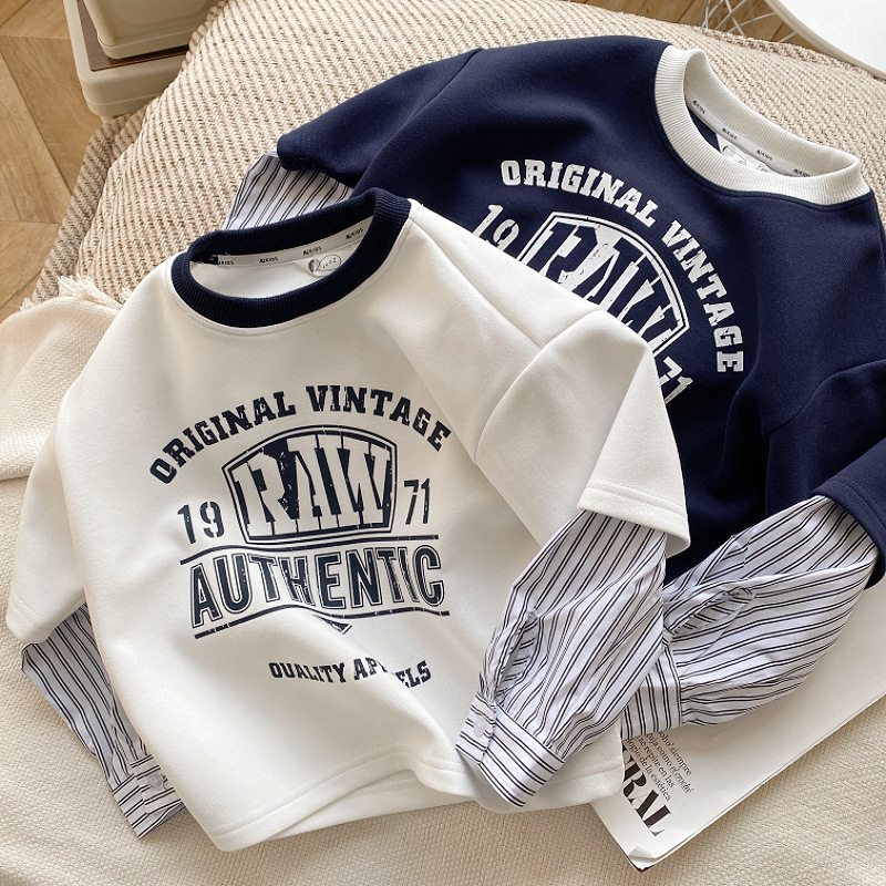 2024秋新作★子供服　長袖トップス★90cm〜140cm 2色