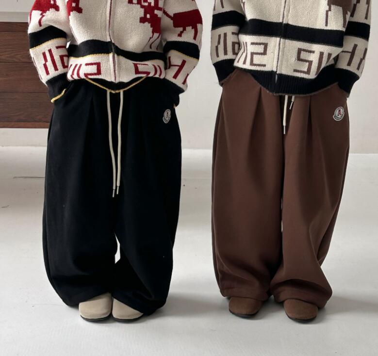 2024秋冬新品★子供服　ズボン　裏起毛★90-150cm★5色