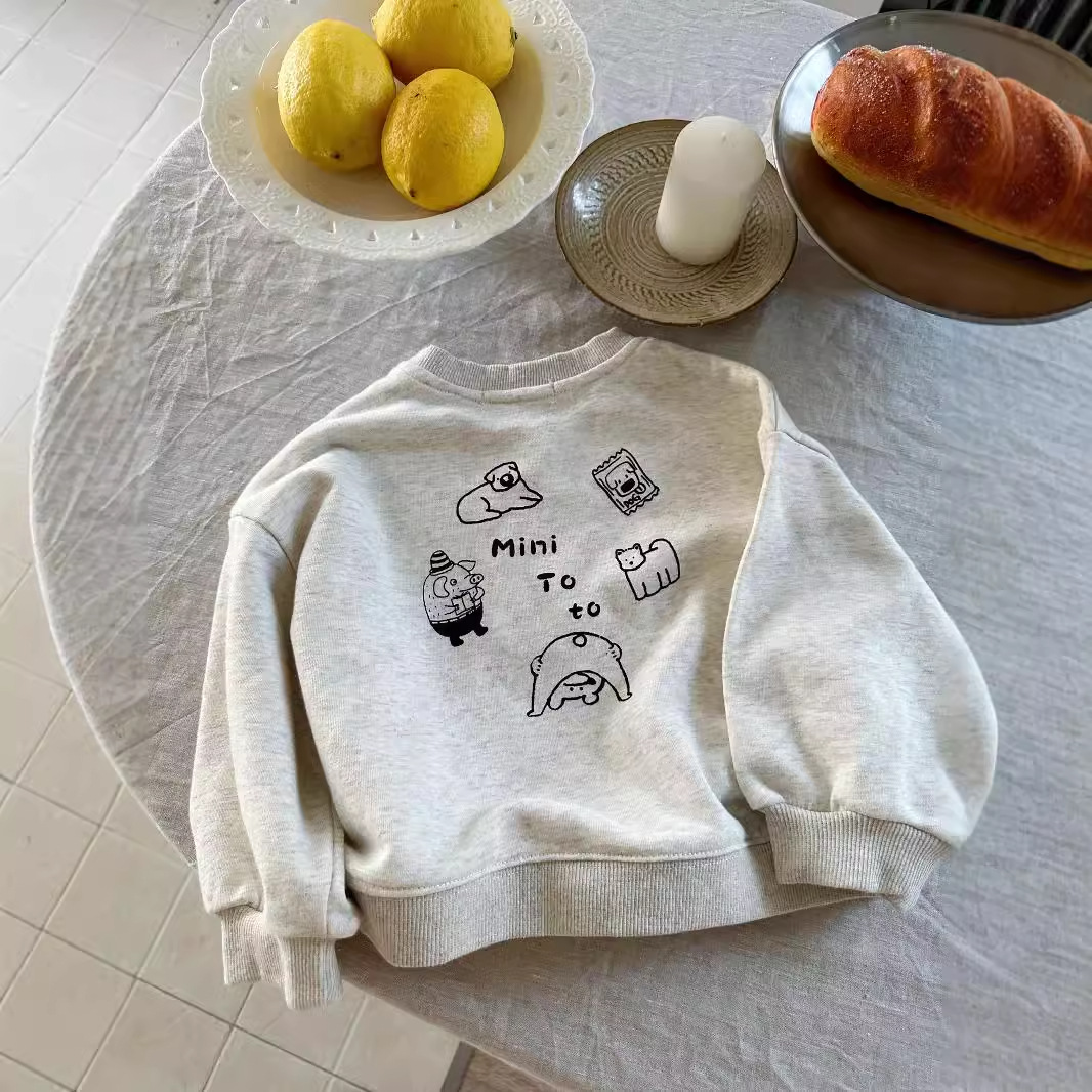 2024★秋冬新作★韓国風子供服★トレーナー★90cm〜140cm