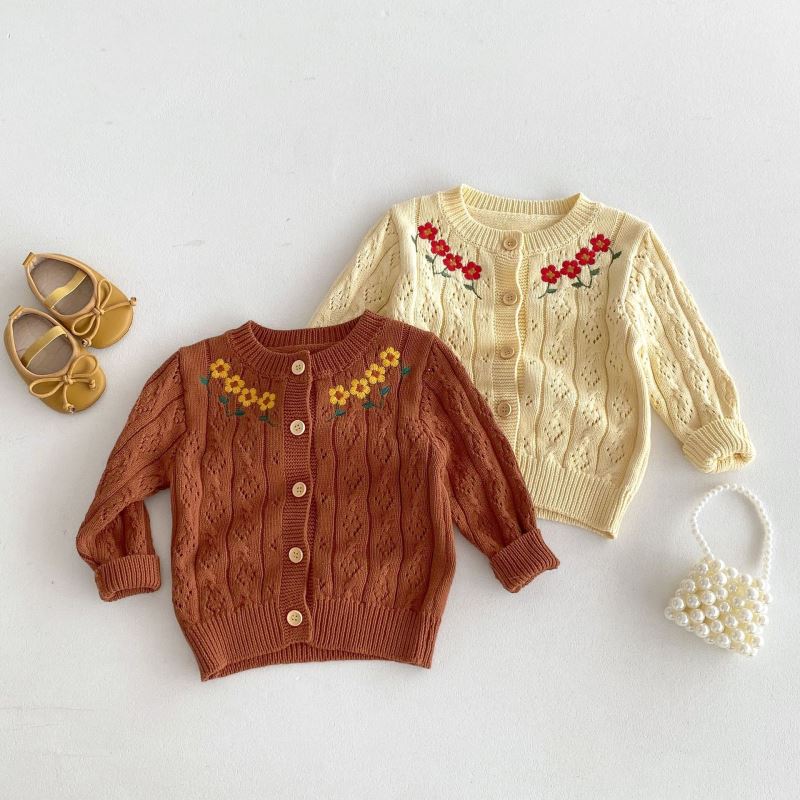 「2024」子供服★トップス★ニット★セーター★韓国風子供服★2色80cm〜130cm