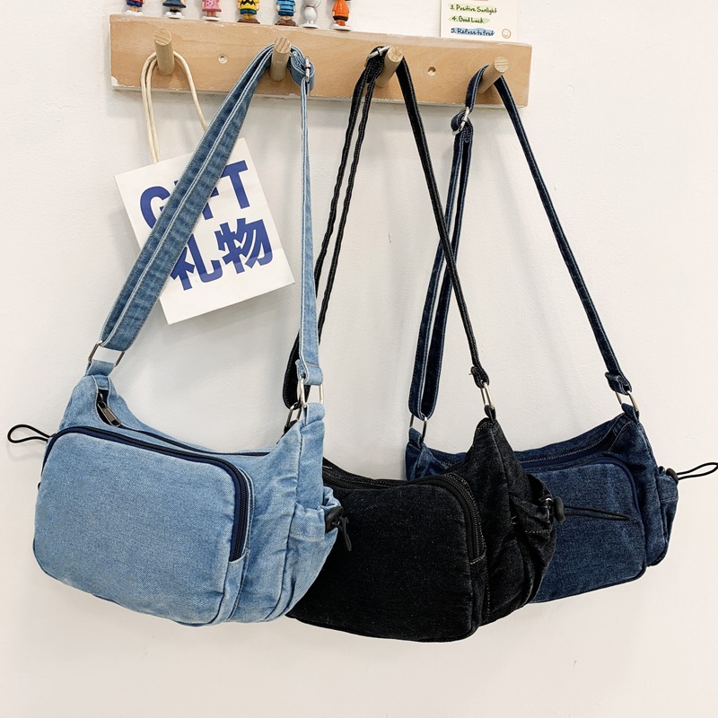 「2024」バッグ★ショルダーバッグ★デニムバッグ★子供用バッグ★ 3色