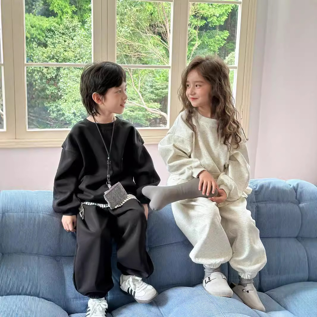 2024★春秋新作★韓国風ベビー服★トップス+ズボン★90cm〜140cm 4色