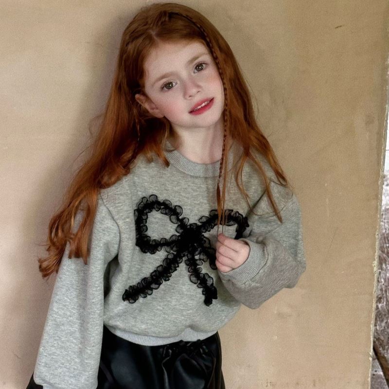 2024★秋冬新作★韓国風子供服★トレーナー★90cm〜130cm 2色