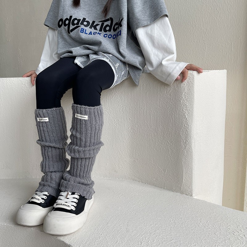 2024★キッズ靴下★レッグウォーマー★S(5-10歳)/M(11-16歳) 6色