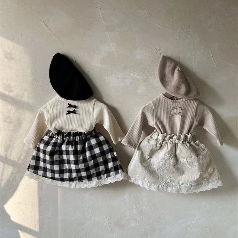 「2024」子供服★ボトムス★スカート★韓国風子供服★2色66cm〜90cm