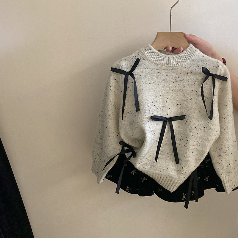 2024★春秋新作★韓国風ベビー服★セータース★カート★90cm〜150cm 2色