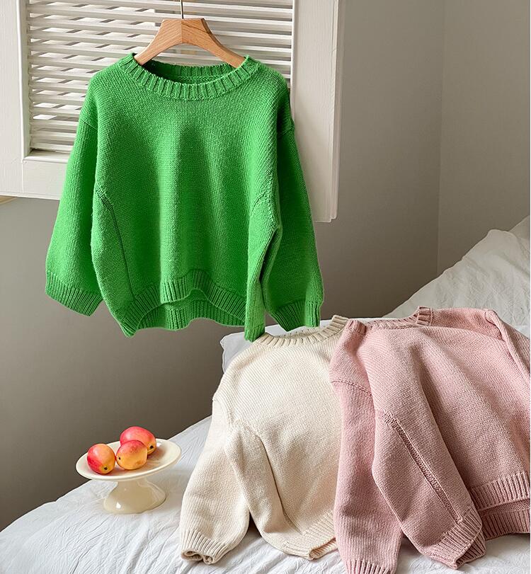 2024★秋冬新作★韓国風子供服★セーター★80cm〜130cm 2色