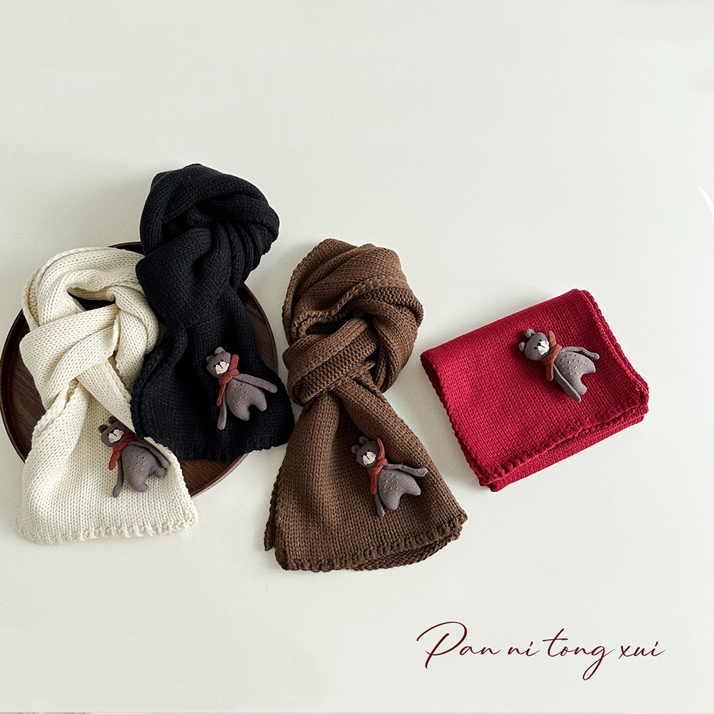 「2024」★子供用★マフラー★防寒★襟巻き★ネックウォーマー★キッズ★暖かい★7色