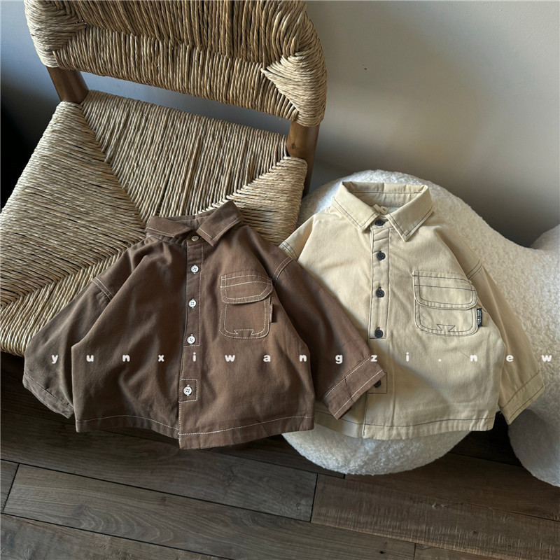 2024冬新入荷★子供服 　コート　裏起毛★80cm-120cm 2色