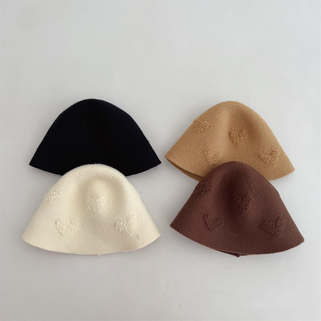 「2024」子供用★帽子★ニット帽子★バケットハット★キッズ★防寒★暖かい★4色