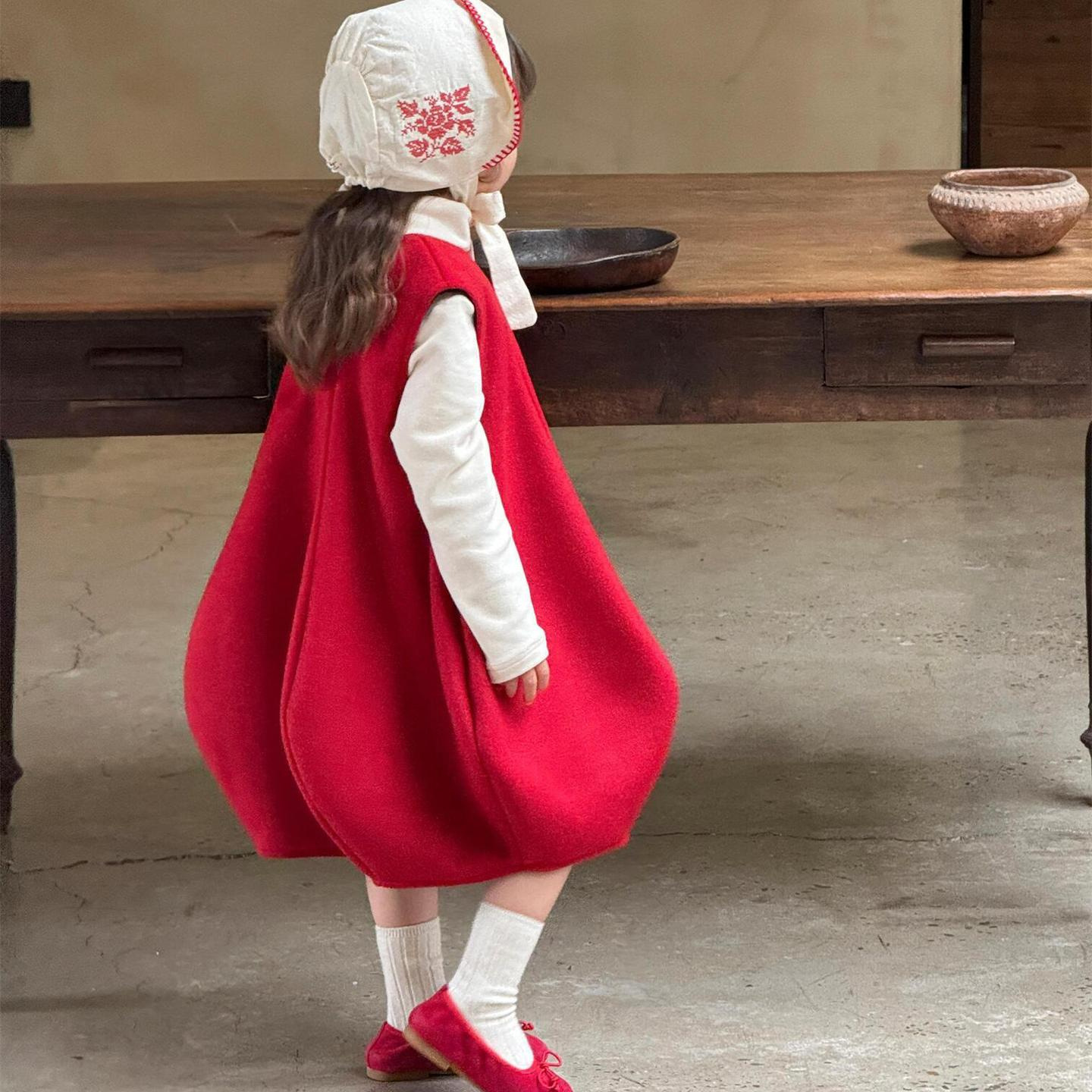 2024冬新品J★子供服　ワンピース★90cm〜140cm