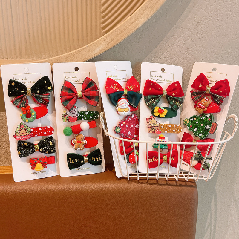 クリスマス★髪飾り★まとめ髪用★ヘアアクセサリー★子供用★ヘアピン★可愛い