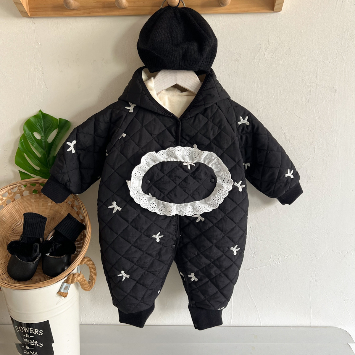 2024秋冬新作★ベビー服　ロンパース★66cm〜90cm