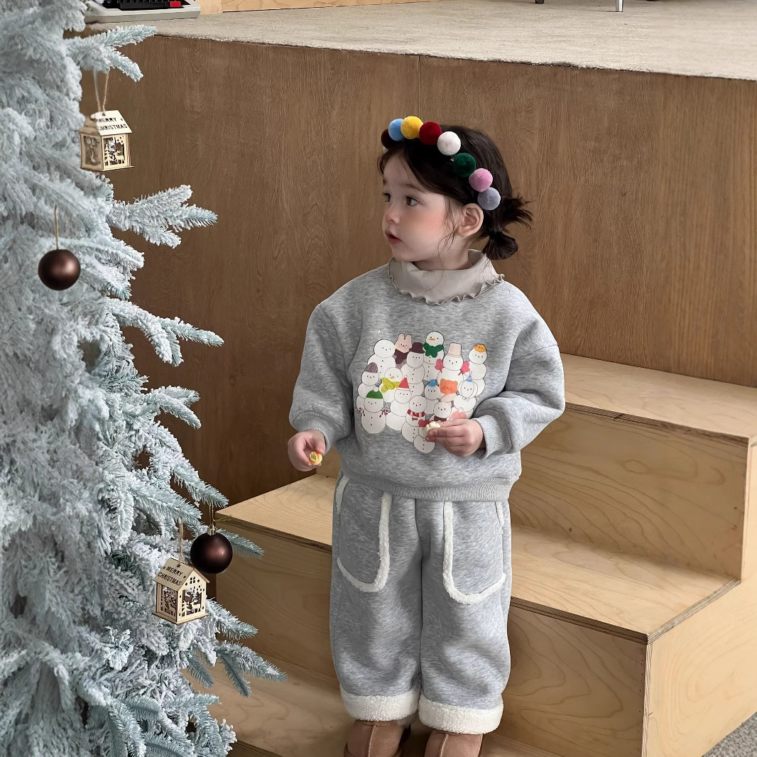 2024冬新品★子供服　セットアップ&インナー分けて★73CM〜100cm