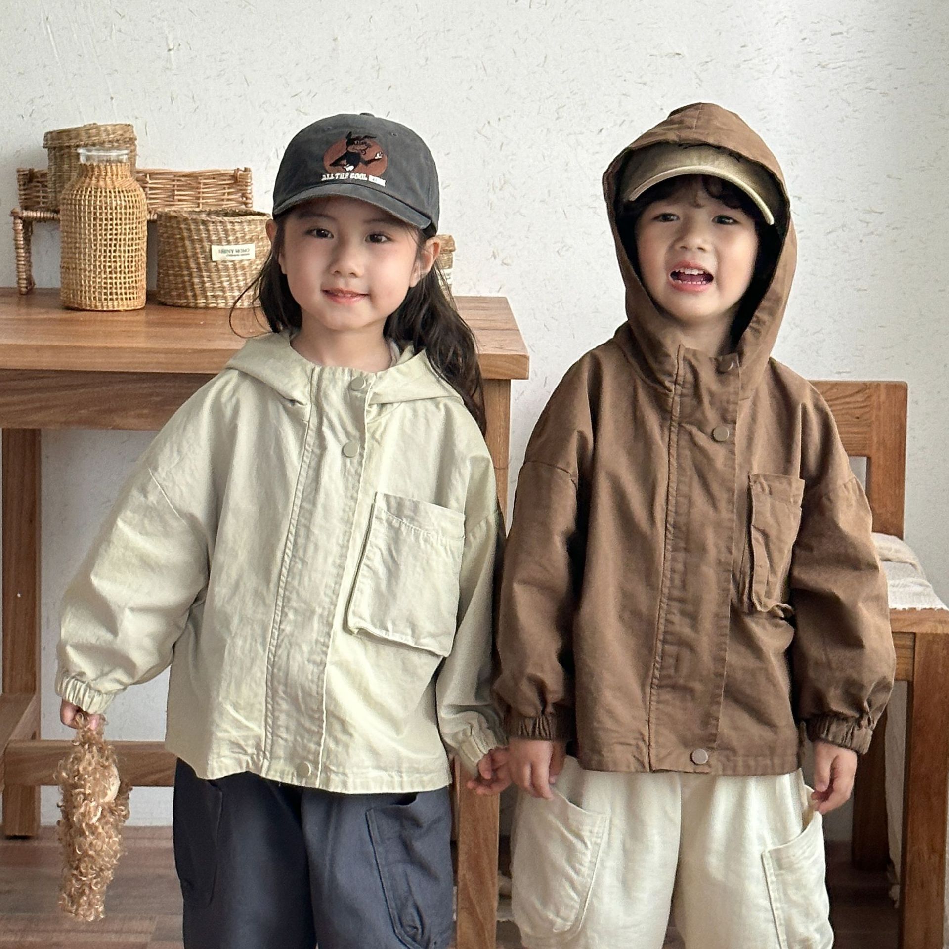 2025春新品★子供服 　コート★80cm〜150cm 2色