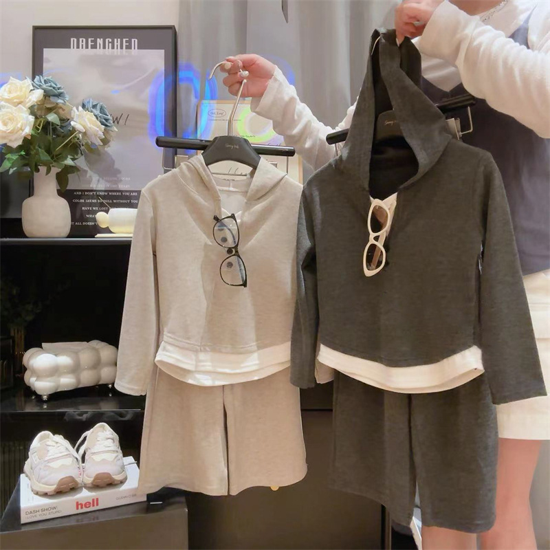 2024★春秋新作★韓国風ベビー服★トップス+ズボン★100cm〜160cm 2色