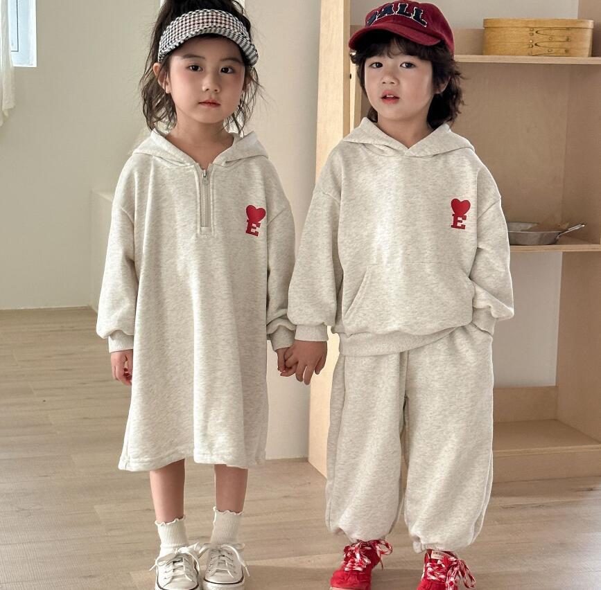 2024★春秋新作★韓国風ベビー服★トップス+ズボン★ワンピース★80cm〜150cm 2色