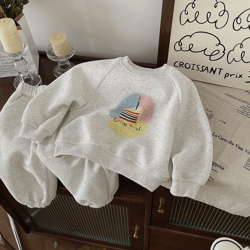 「2024」子供服★トップス+ズボン★セットアップ★韓国風子供服★80cm〜130cm