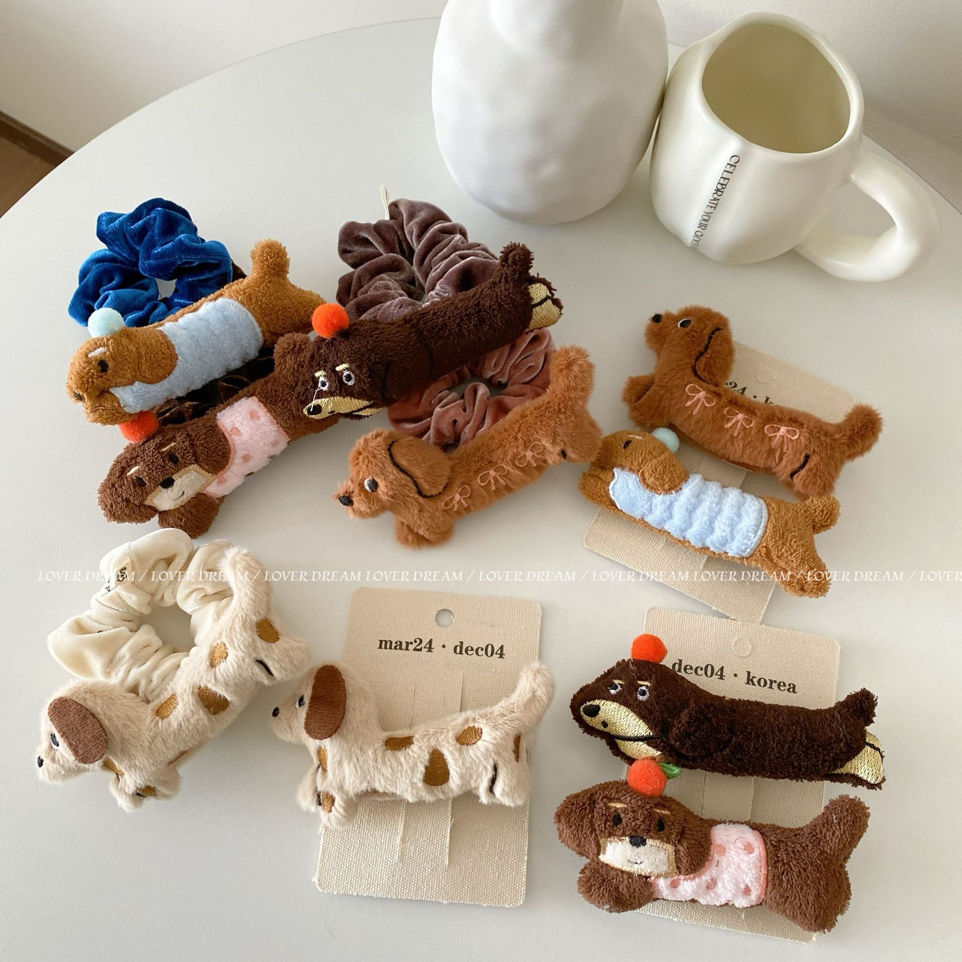 雑貨★子供用髪飾り　ヘアバンド　ヘアゴム★アクセサリー★5色