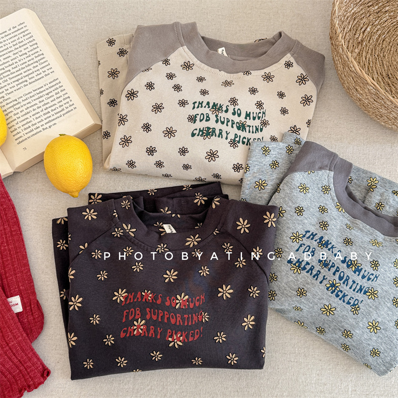 「2025」子供服★トップス★Tシャツ★長袖★韓国風子供服★3色80cm〜130cm