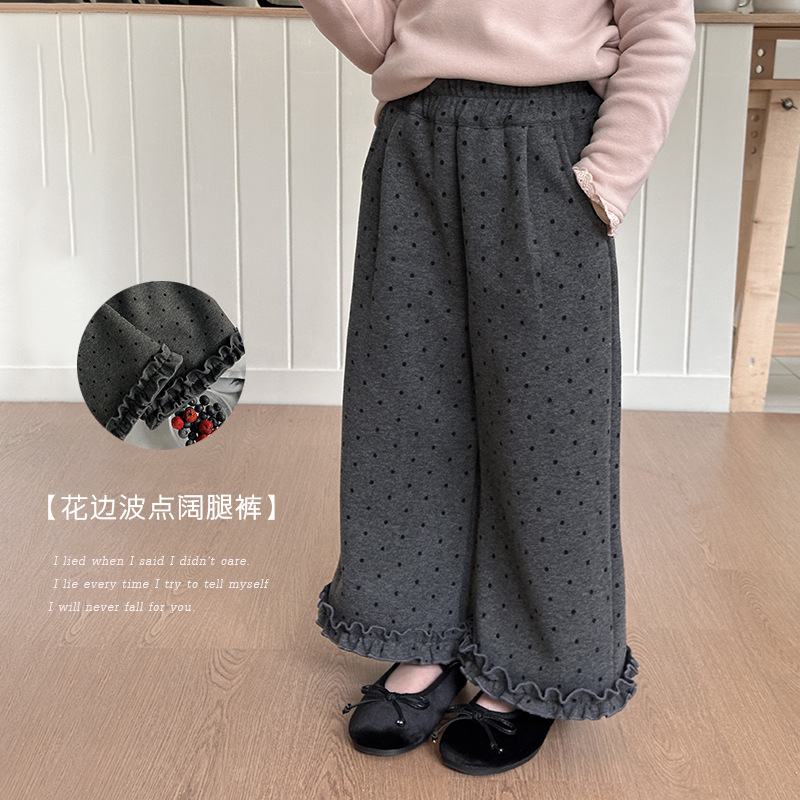 「2025」子供服★ズボン★ボトムス★ドット★韓国風子供服★90cm〜150cm