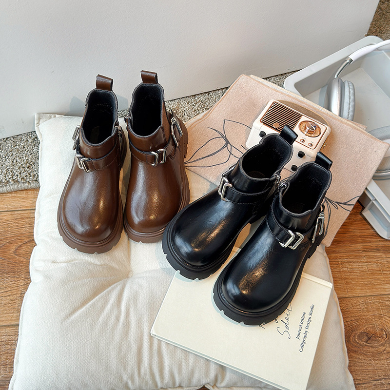 「2025」靴★子供靴★キッズ靴★シューズ★キッズ★ショートブーツ★2色26#〜36#