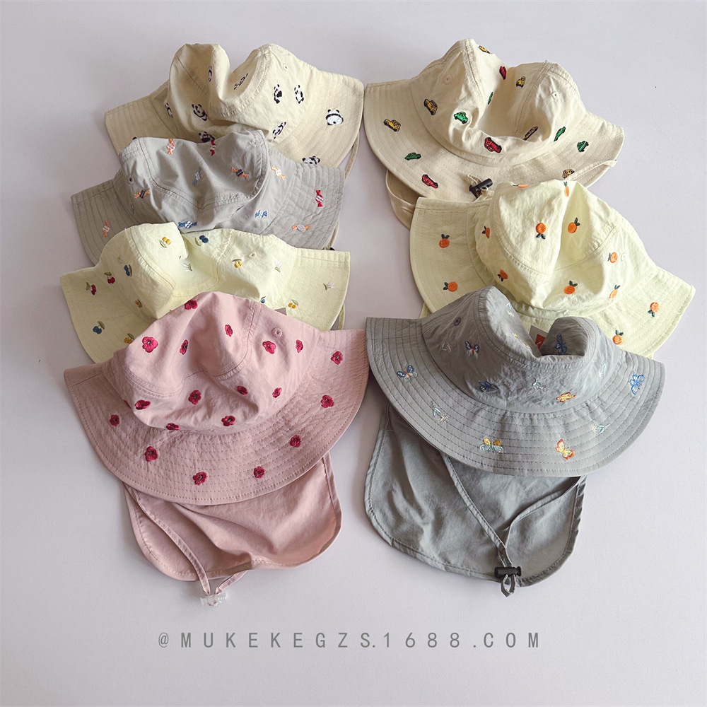 「2025」子供用★帽子★キャップ★キッズ★バケットハット★7色