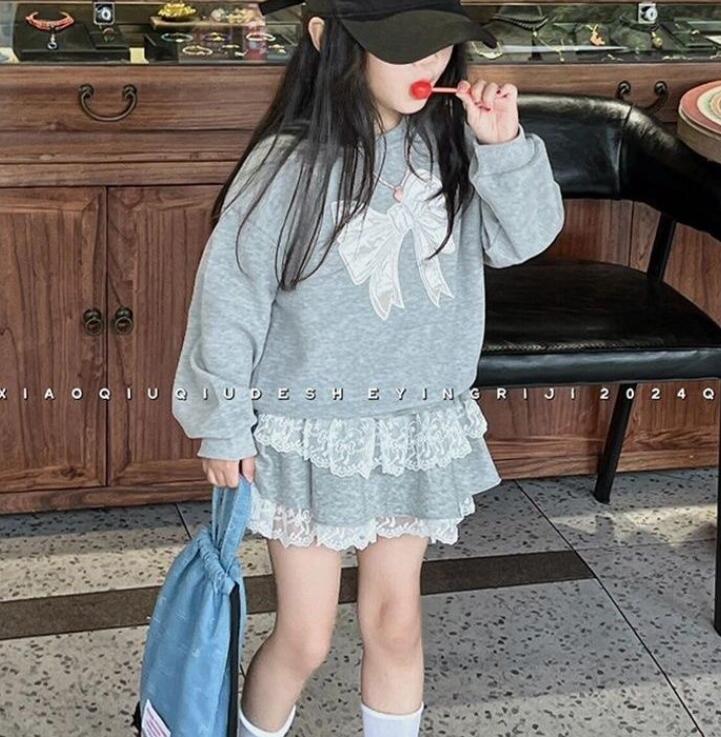 「2025」子供服★トップス+スカート★セットアップ★韓国風子供服★90cm〜140cm