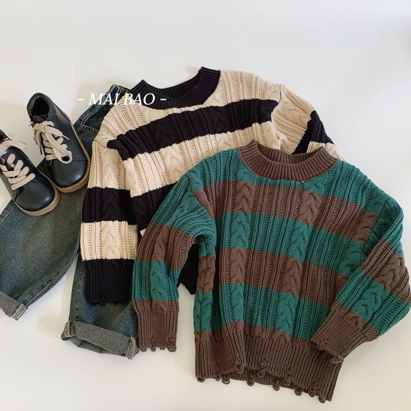 「2025」子供服★トップス★ニット★セーター★韓国風子供服★2色90cm〜140cm