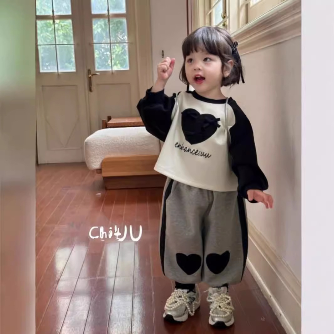 「2025」子供服★トップス+ズボン★セットアップ★韓国風子供服★90cm〜140cm