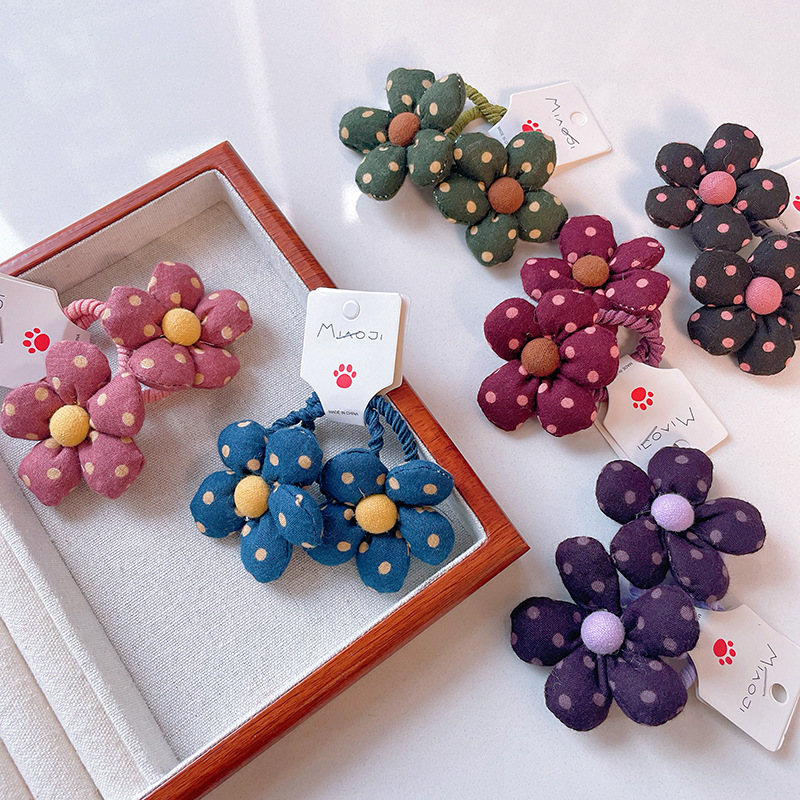 髪飾り★まとめ髪用★ヘアアクセサリー★子供用★ヘアゴム★可愛い