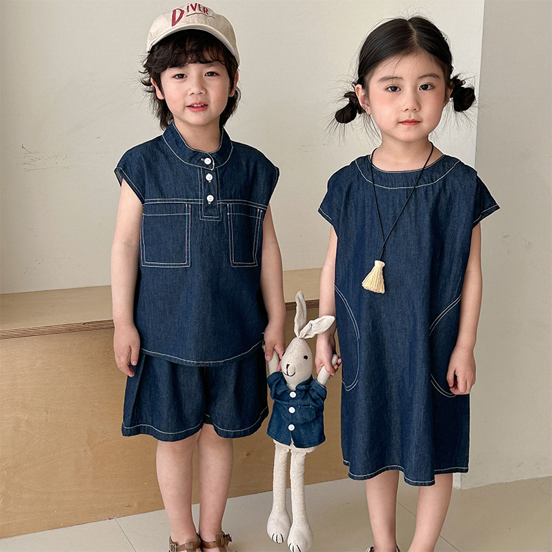 2025新品★子供服　上下セット&ワンピース★80cm〜150cm 2色