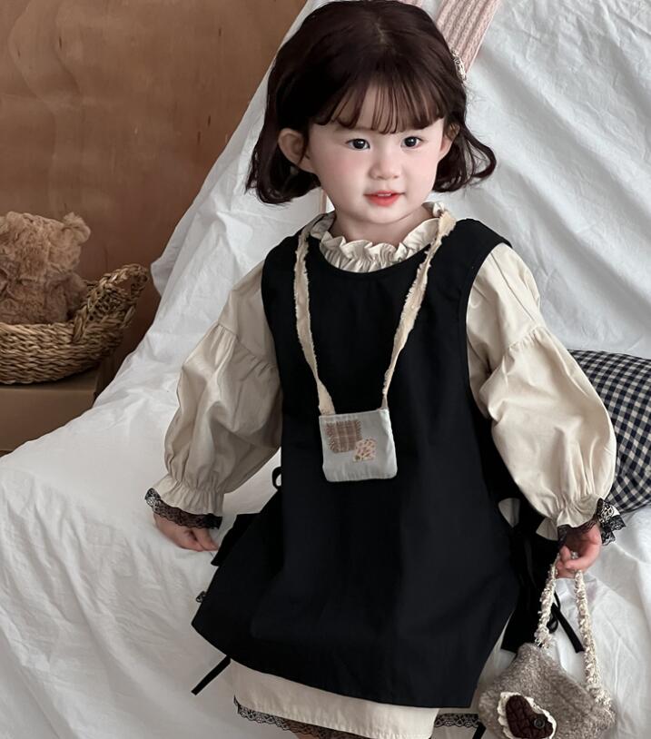 「2025」子供服★トップス+ワンピース★セットアップ★韓国風子供服★80cm〜130cm