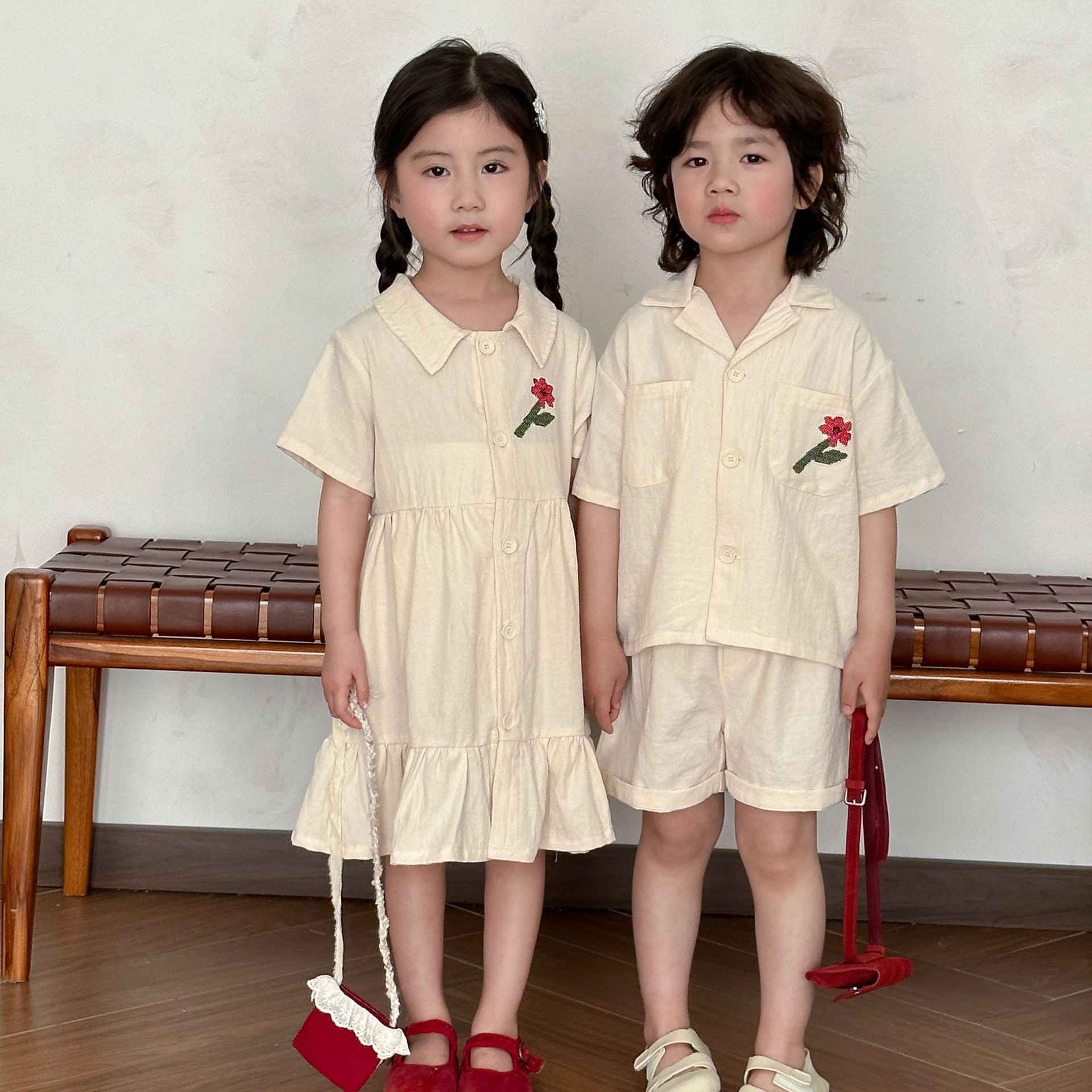 「2025」子供服★セットアップ★ワンピース★キッズ★韓国風子供服★2色80cm〜150cm