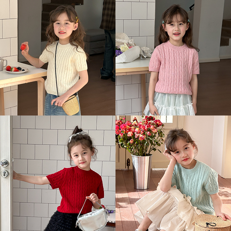 2025年新A★子供服　ニットセーター★90cm〜160cm 4色