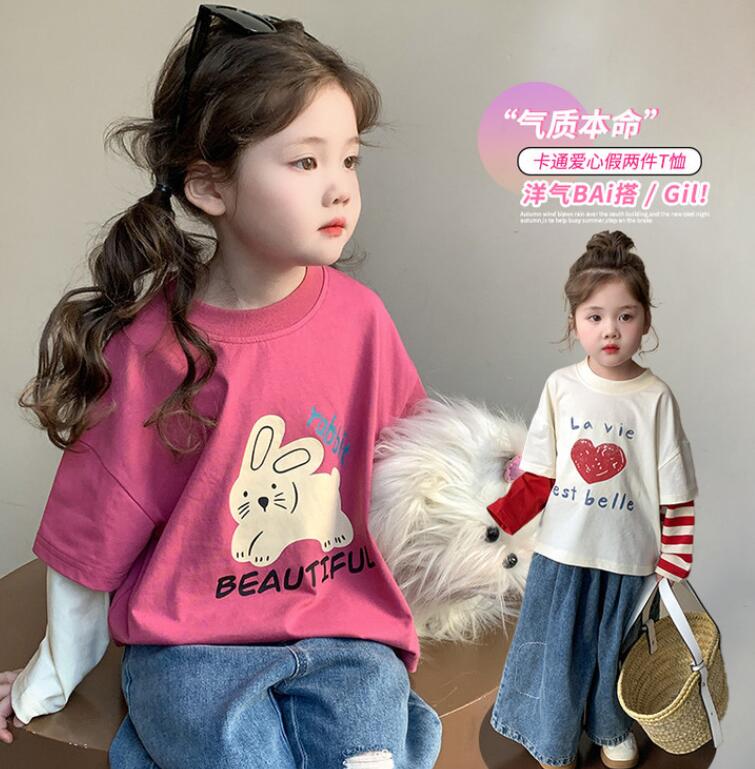2025新作★子供服　トップス★90cm〜140cm 2色