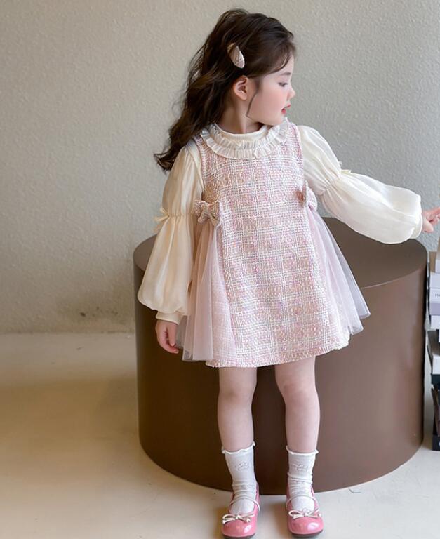 2025新品★子供服　トップス+ワンピース　セット★90cm〜140cm